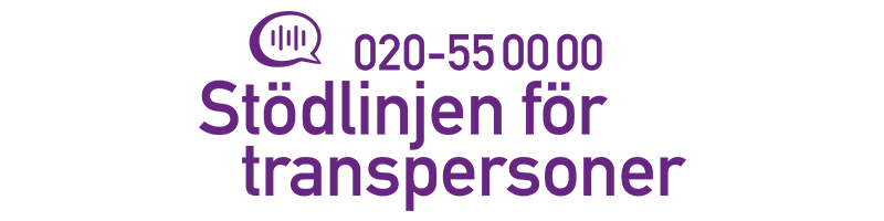 Logotyp - Stödlinjen för transpersoner.
